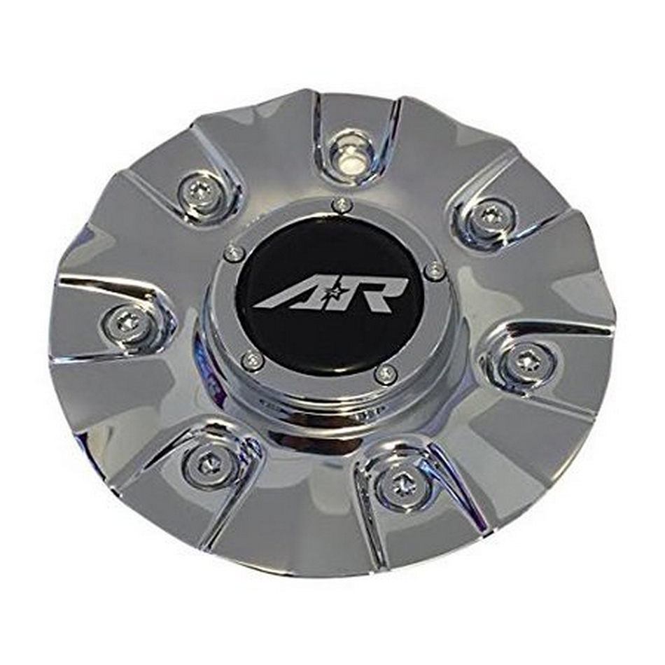 AR CAP AR663 CHROME FULL COVER  AR LOGO