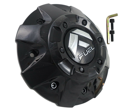 FUEL FLAT BTM GL-BLK CAP BLK RIVETS 5/6L