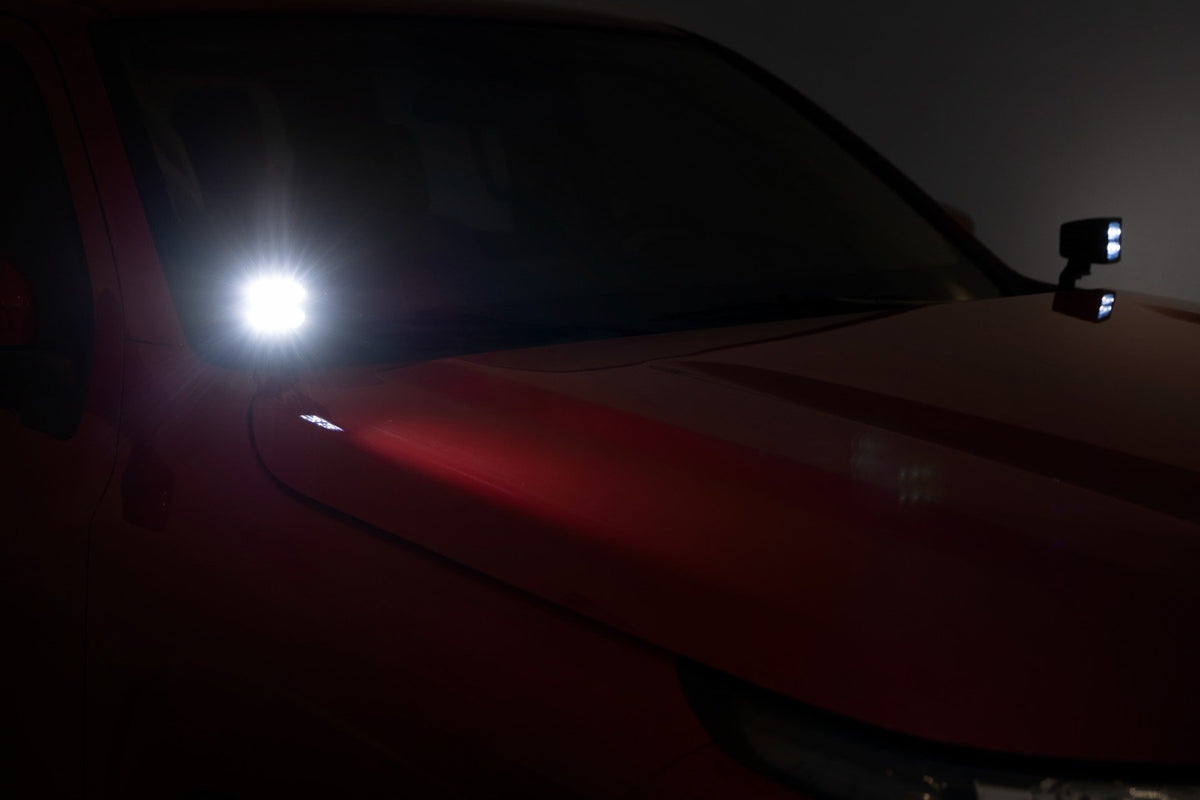 2 Inch Black Series LED Light Pods  | Pair | Flood