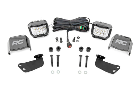 LED Light Kit | Front Mount | 3" Chrome Pair | Wide Angle | Segway 570 F