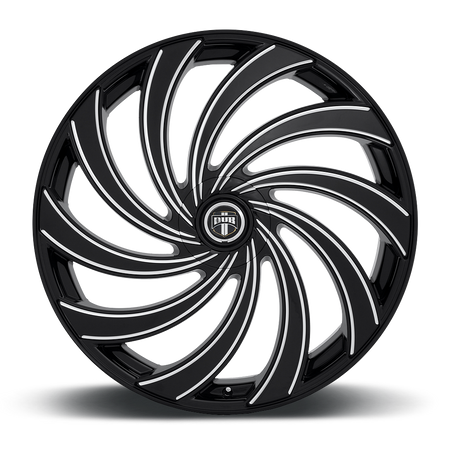 DUB DELISH CAP-FRONT-GLOSS BLK MIL