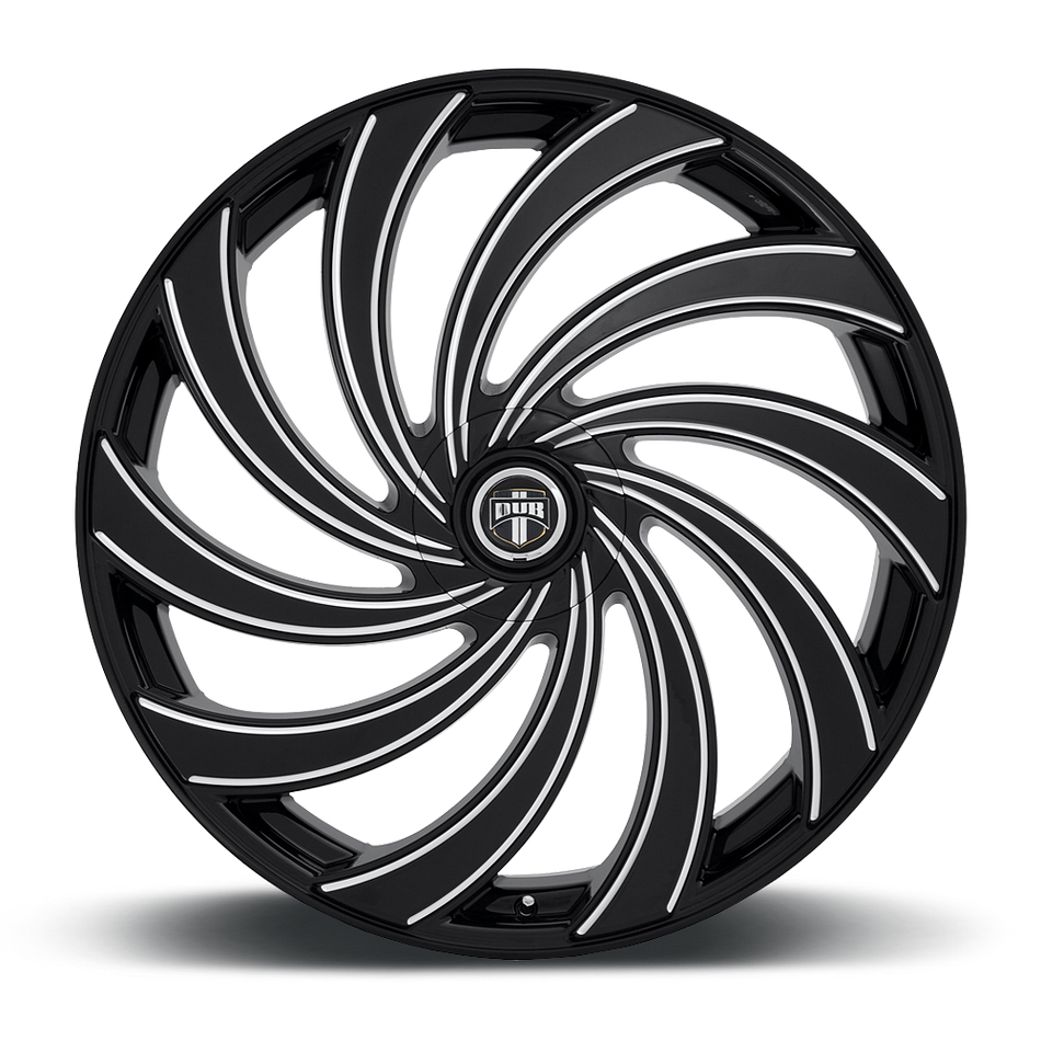 DUB DELISH CAP-FRONT-GLOSS BLK MIL