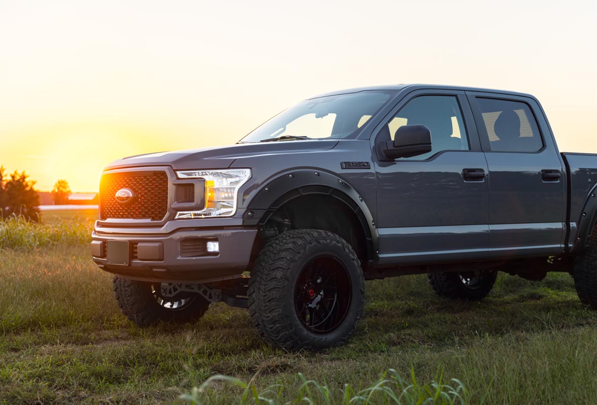 Fender Flares | Defender | JS Iconic Silver | Ford F-150 2WD/4WD (2015-2020)