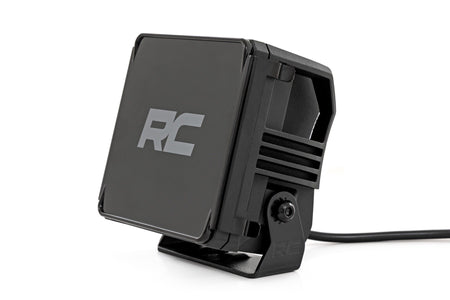 4 Inch LED Amber Light Pods | Square | Amber DRL | Pair