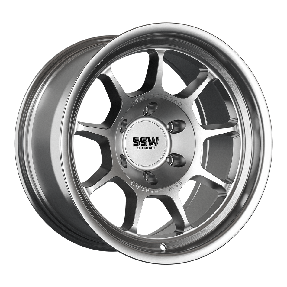 Nova/ Machined Silver / 17x9.0 -25