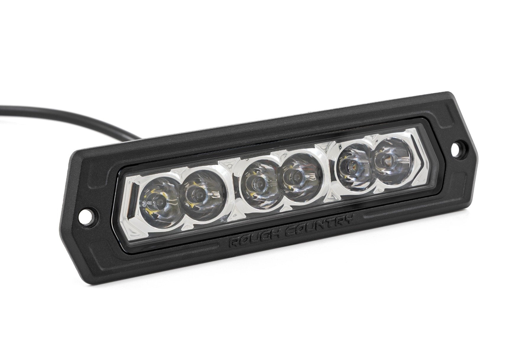 6 Inch Chrome Series LED Lights | Flush Mount | Pair