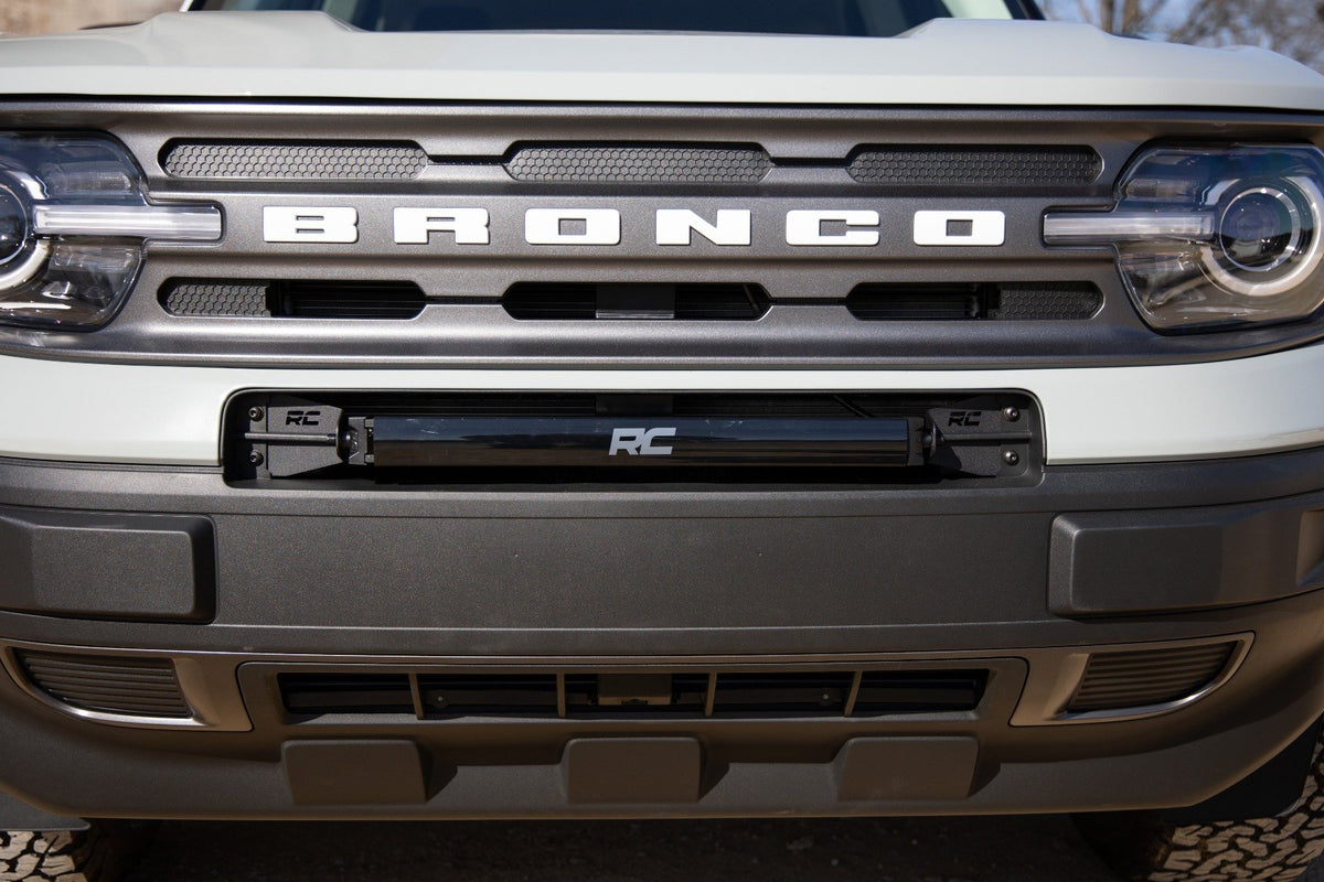 LED Light Kit | Bumper Mount | 20" Black Single Row | Ford Bronco Sport (21-24)