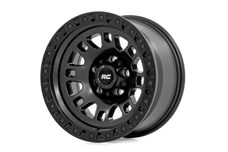 Rough Country 82 Series Wheel | One-Piece | Semi Gloss Black | 18x9 | 5x5 | 0mm