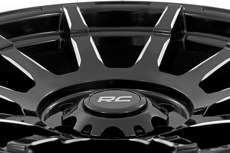 Rough Country 83 Series Wheel | One-Piece | Gloss Black | 20x9 | 6x135 | -12mm