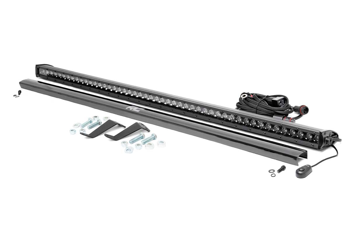 LED Light Kit | Cage Mount | 50" Black Single Row | Honda Pioneer 1000 