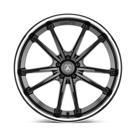 ABL23 22X9 5X115 G-BLK CHR LIP 15MM