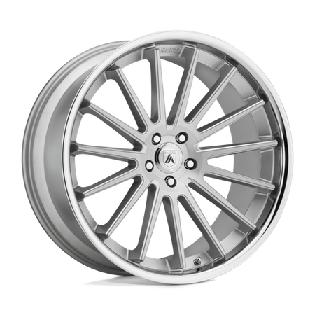 ABL24 20X10.5 5X115 BRUSH SLV CHR LIP 20