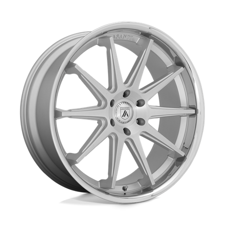 ABL29 22X10 5X120 BRSH SLV CHR LP 30MM