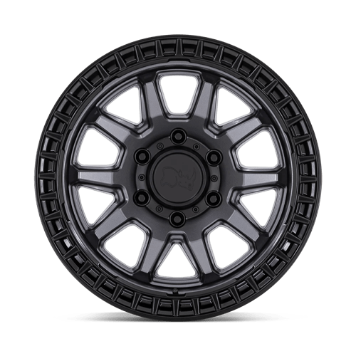 BR CALICO 17X8.5 5X4.5 72 M-GMTL BLK +34