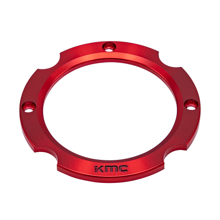 KS CAP RING 4X156 - ANODIZED RED
