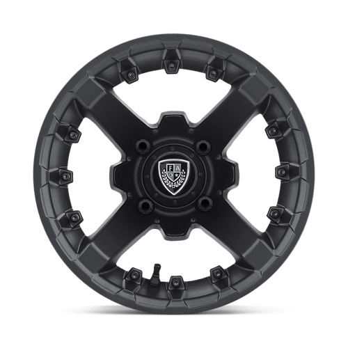 BATTLE UTV 12X7 FLAT BLACK -47MM