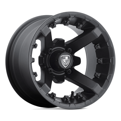 BATTLE UTV 12X7 FLAT BLACK -47MM