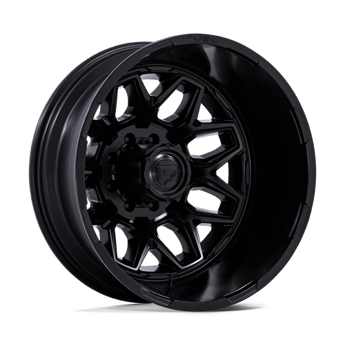 FLUX DRW 22X8.25 8X210 -227 BLK-OUT (DR)