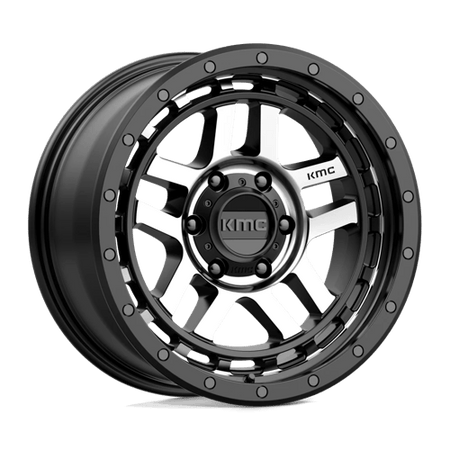 KM540 18X8.5 6X135 S-BLK MACH 00MM