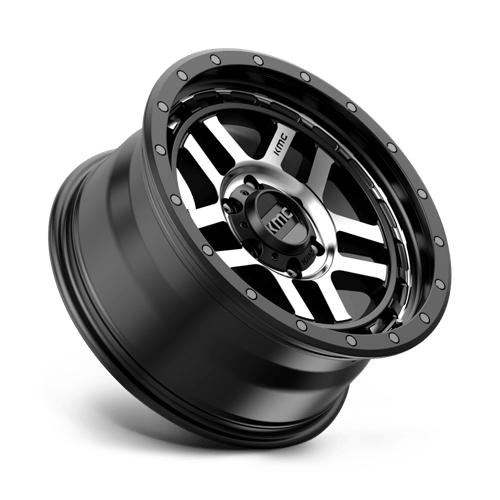 KM540 18X8.5 6X135 S-BLK MACH 00MM