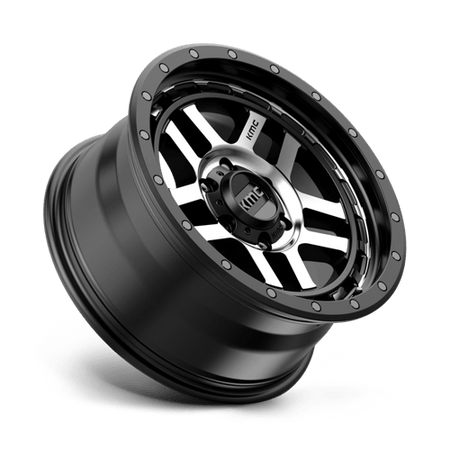 KM540 18X8.5 6X135 S-BLK MACH 00MM