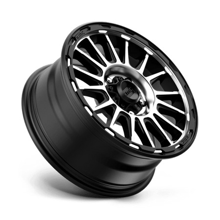 KM542 17X8 5X4.25 S-BLK MACH 38MM