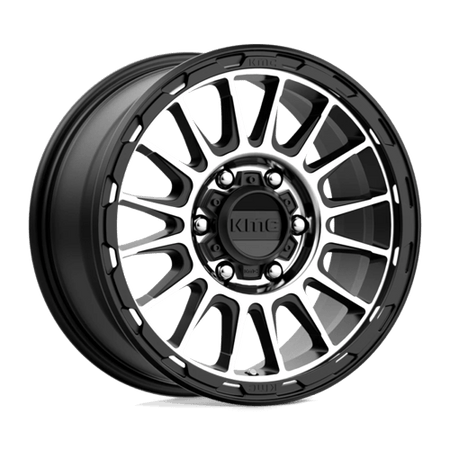 KM542 16X8 6X5.5 S-BLK MACH 00MM