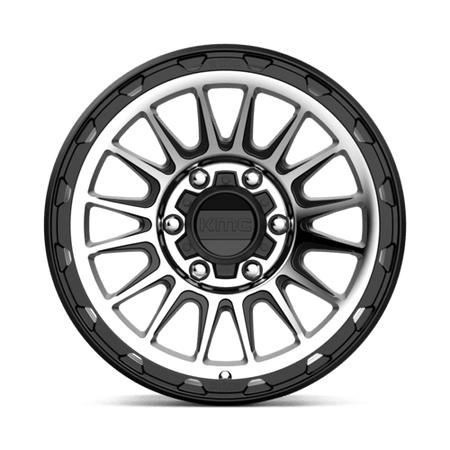KM542 17X8.5 6X5.5 S-BLK MACH 00MM