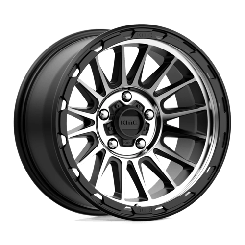 KM542 17X9 5X5.0 S-BLK MACH -12MM