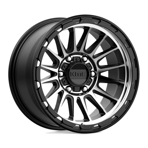 KM542 17X9 6X5.5 S-BLK MACH -12MM