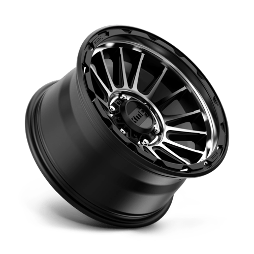 KM542 17X9 6X5.5 S-BLK MACH -12MM