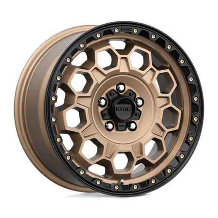 KM545 17X8 5X4.25 M-BRZ BLK LP 38MM