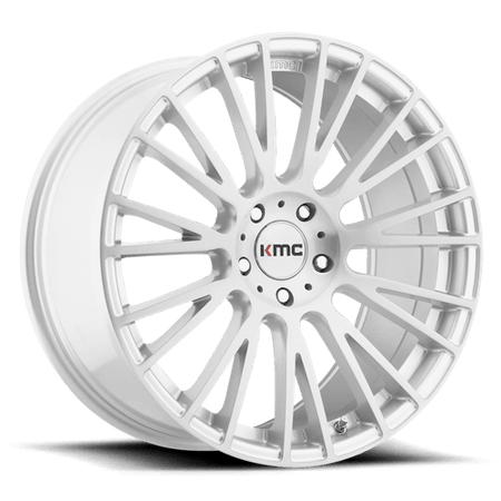 KM706 20X10 5X120 BRUSHED SLV 40MM