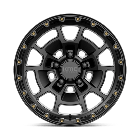 KM718 17X8.5 5X5.0 S-BLK 00MM