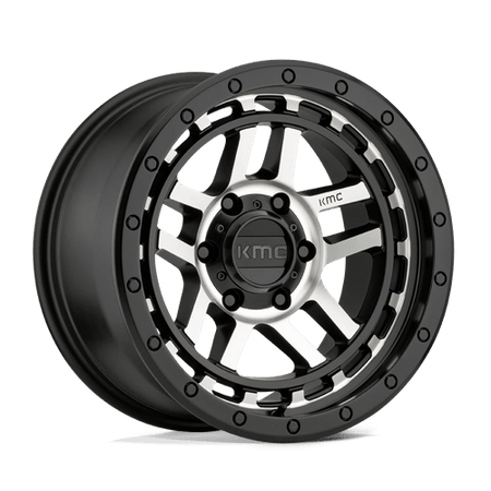KM540 17X8.5 6X5.5 S-BLK MACH 18MM