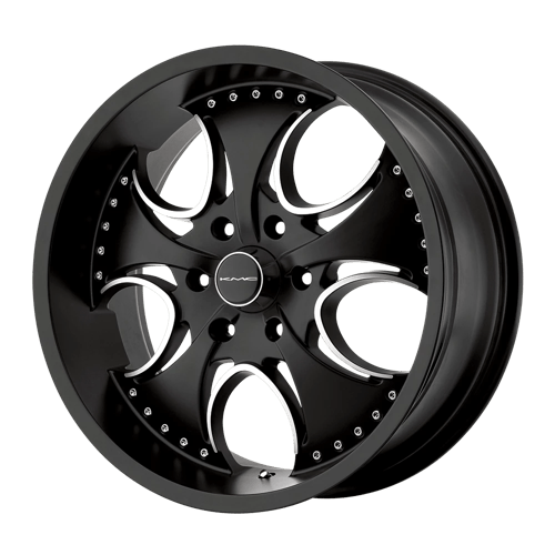 KM755 VENOM 24X9.5 5X4.75 M-BLK +12MM