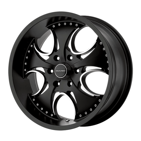 KM755 VENOM 24X9.5 5X4.75 M-BLK +12MM