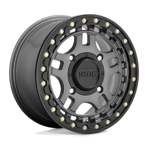 RECON UTV BL 15X7 4X156 G-MTL BLK-RG +38