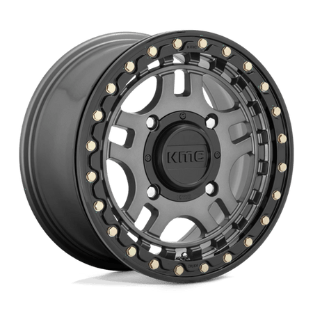 RECON UTV BL 15X7 4X156 G-MTL BLK-RG +38