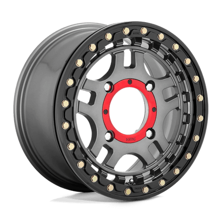 RECON UTV BL 15X7 4X156 G-MTL BLK-RG +38