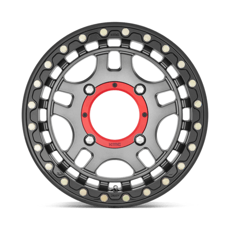 RECON UTV BL 15X7 4X156 G-MTL BLK-RG +38