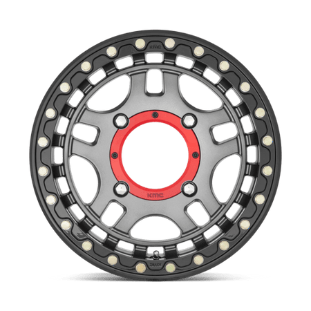 RECON UTV BL 15X7 4X137 G-MTL BLK-RG +38