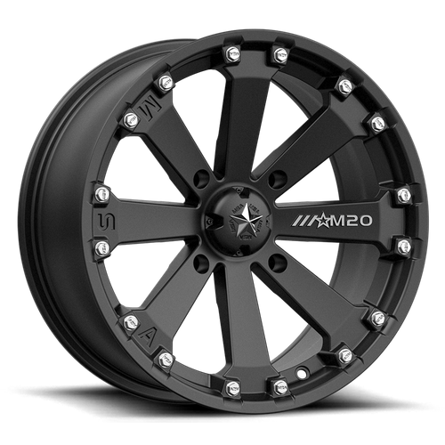 KORE UTV 16X7 4X156 MATTE BLACK 00MM