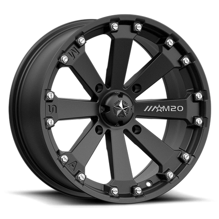 KORE UTV 16X7 4X156 MATTE BLACK 00MM