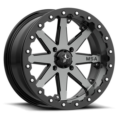 LOK UTV 15X7 4X137 CHARCOAL TINT 00MM