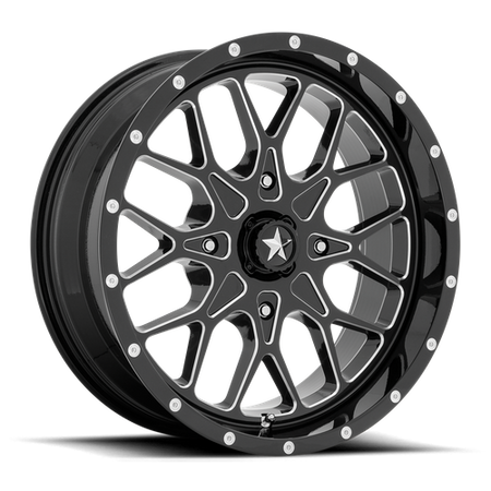 PORTAL UTV 16X7 4X137 96 G-BLK-MILL +10