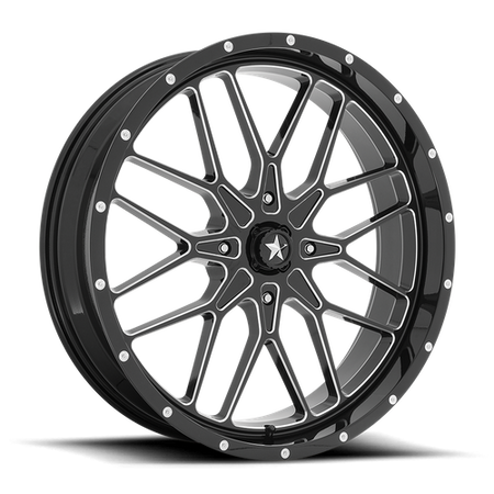 PORTAL UTV 24X7 4X156 115 G-BLK-MILL +0