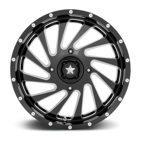 BLADE UTV 18X7 4X137 112 G-BLK-MILL +0