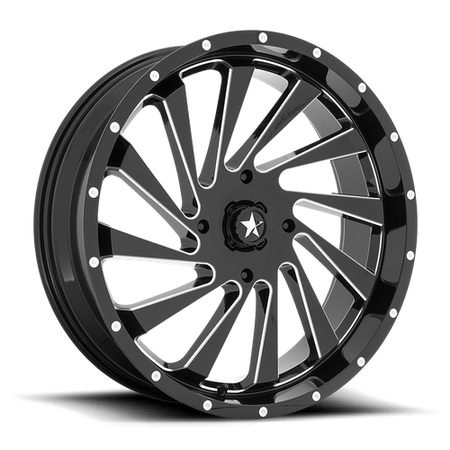BLADE UTV 22X7 4X137 112 G-BLK-MILL +0