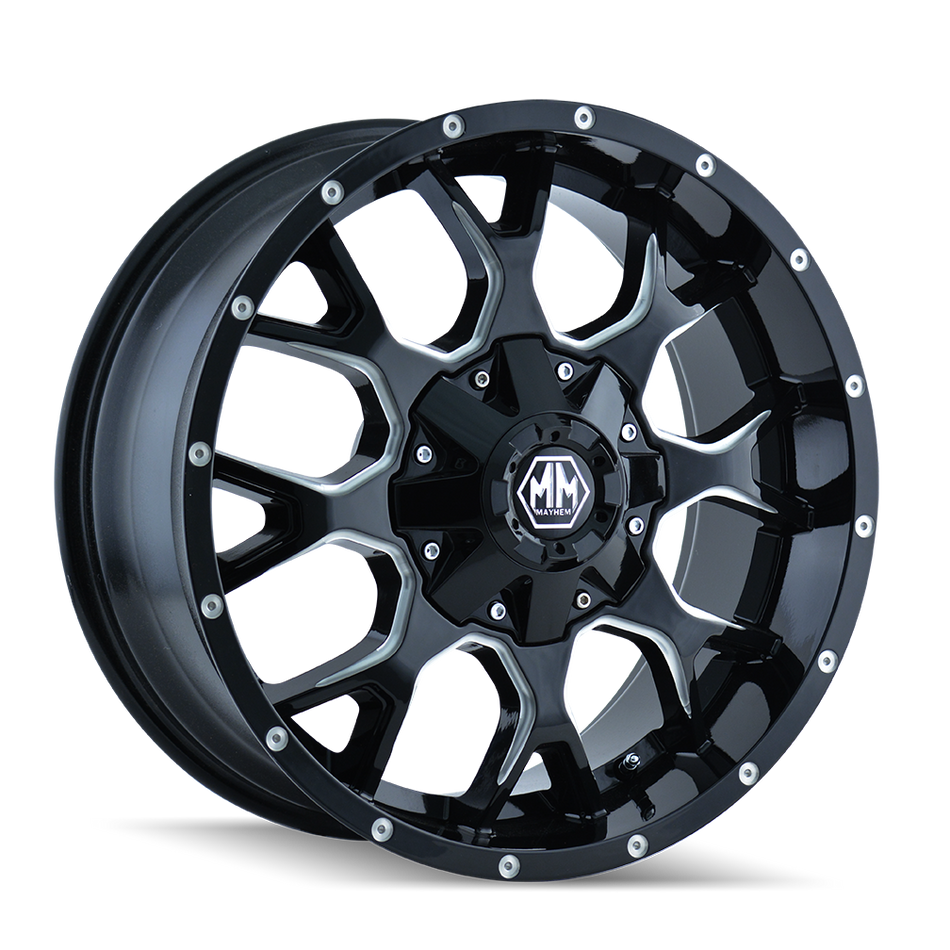 WARRIOR (8015) GLOSS BLACK MILLED